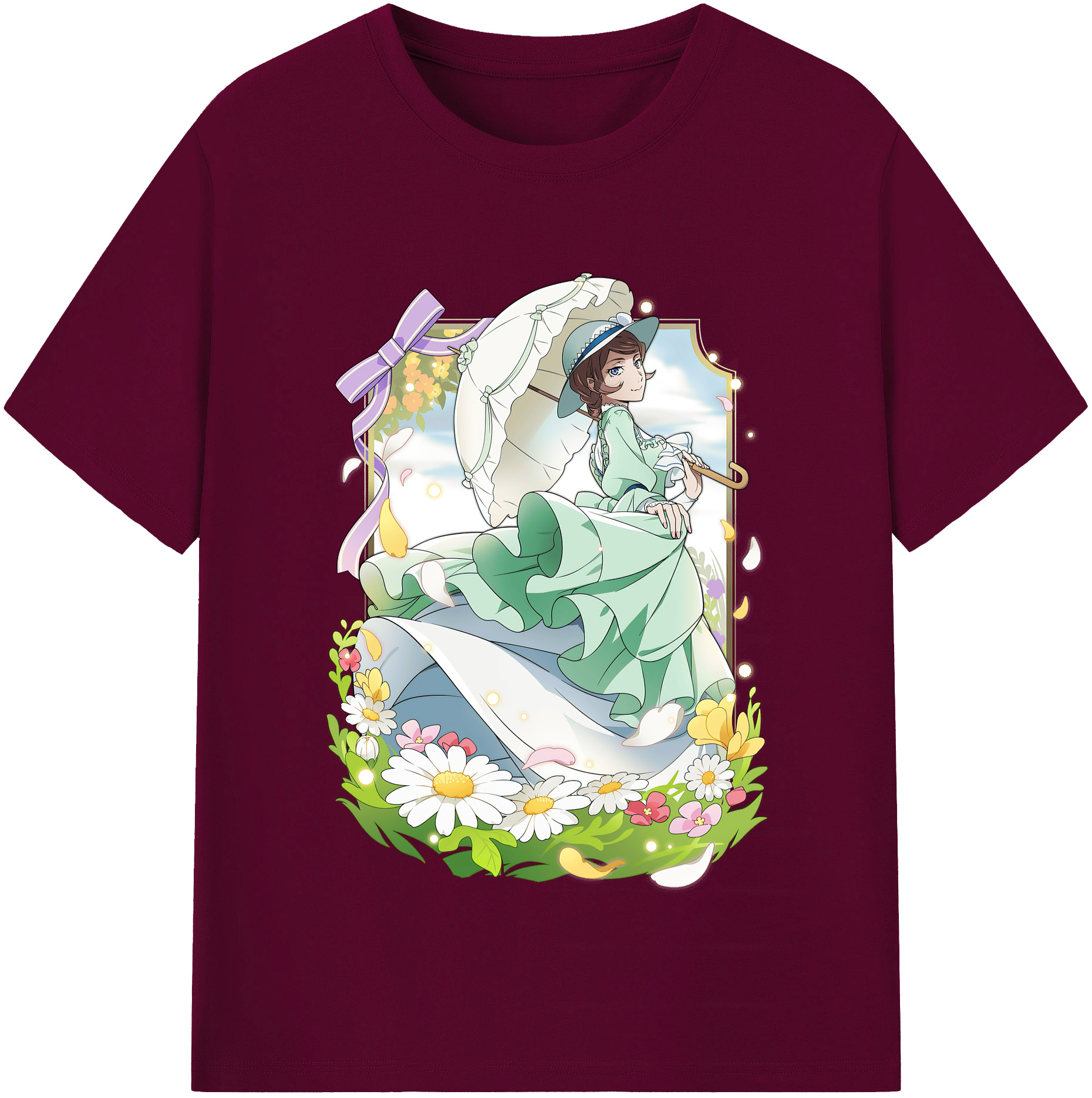 （画像用） 文豪ストレイドッグス Bungo Stray Dogs レディースカジュアルプリントTシャツ（綿100％）